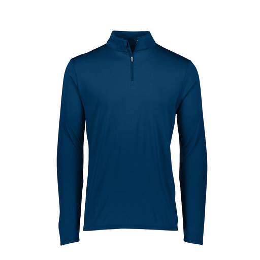 [FTLQFLNV-FAXS-LOGO1] Decker Women's Flex-Lite 1/4 Zip Shirt (Female Adult XS, Navy, Logo 1)